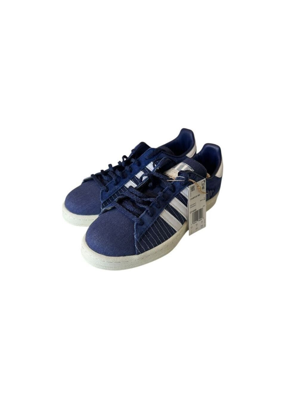 Men's Adidas Campus 80s Blue White Sneakers 7